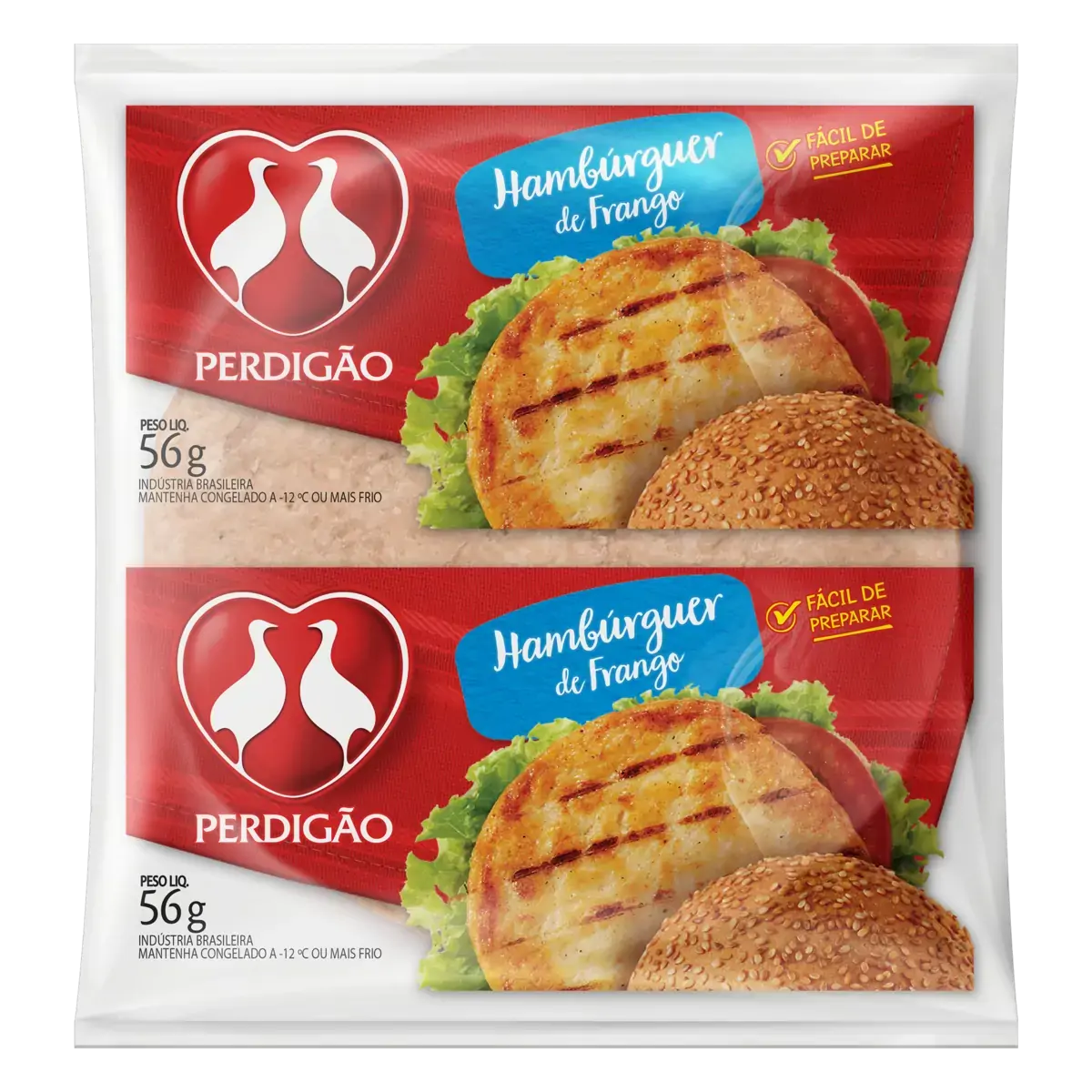 Hambúrguer De Frango Perdigão Pacote 56g