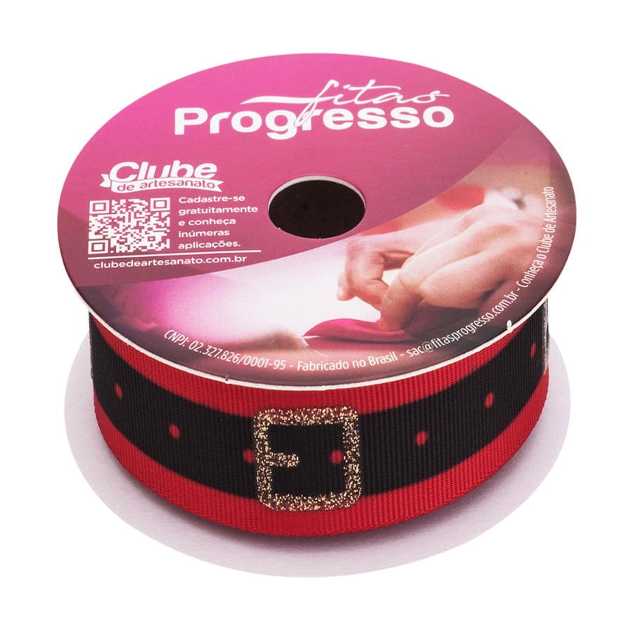 Fita Egp 009tg 38 Mm Cor 008 Cinto Papai Noel 10m Pror