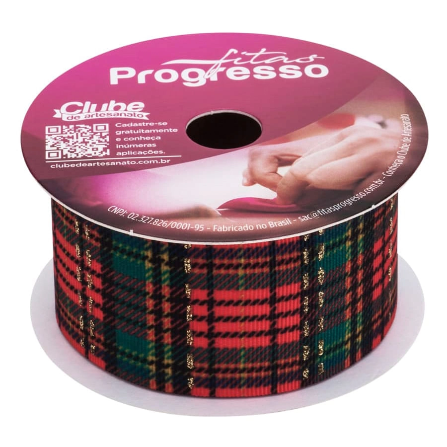 Fita Egp 009tg 38 Mm Cor 014 Glitter Digital Xadrez Nr