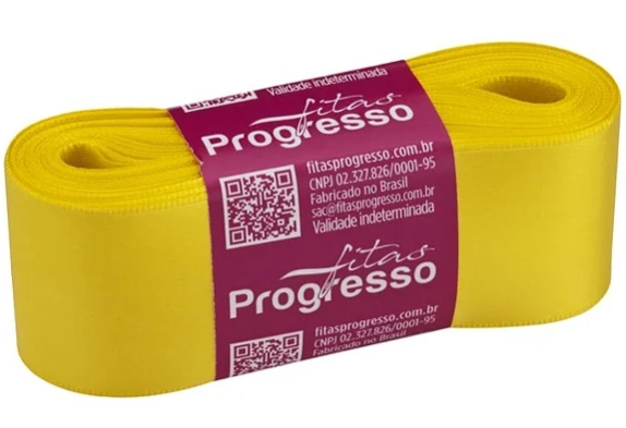 Fitas Progresso Cf009 763, Fita De Cetim, 38 Mm, 10 M, Multicolor
