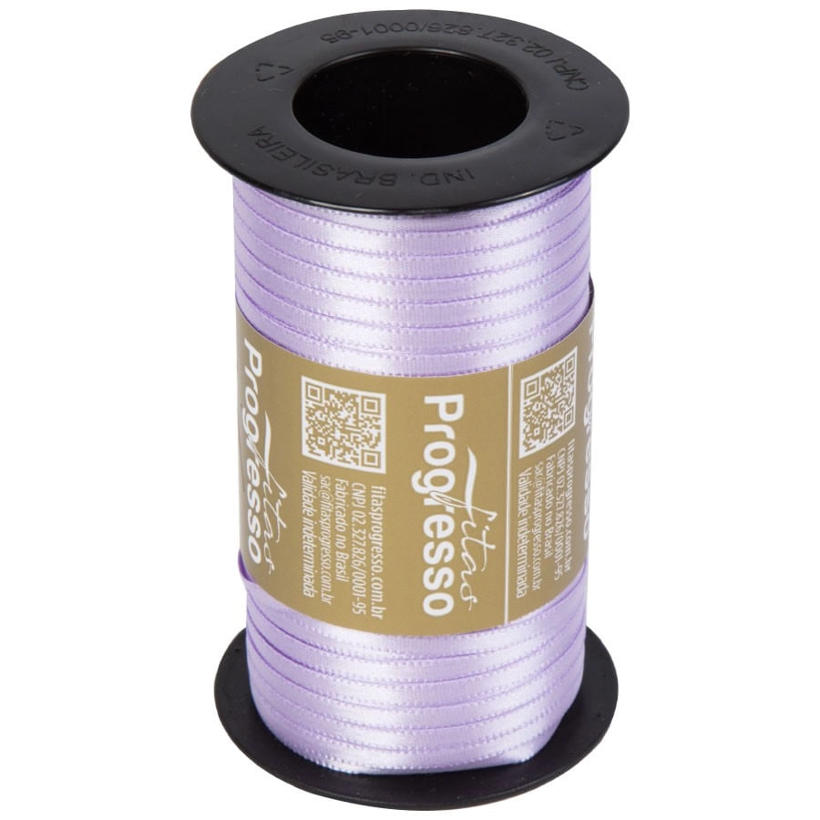 Fita T900 Cetim Poliester Lilas Cor:245