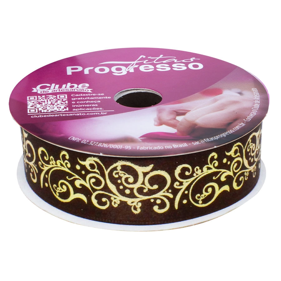 Fita Ecf N.005h Cor475 Marrom/doura 10m