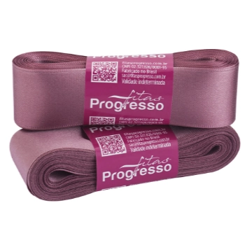 Fita Cetim 30mm Rose Detallia 1x1und
