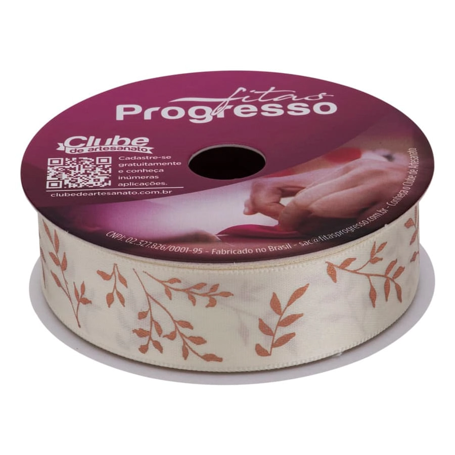 Fita Dec Ecf005h 734 Folhagens 22mm 10m Progresso