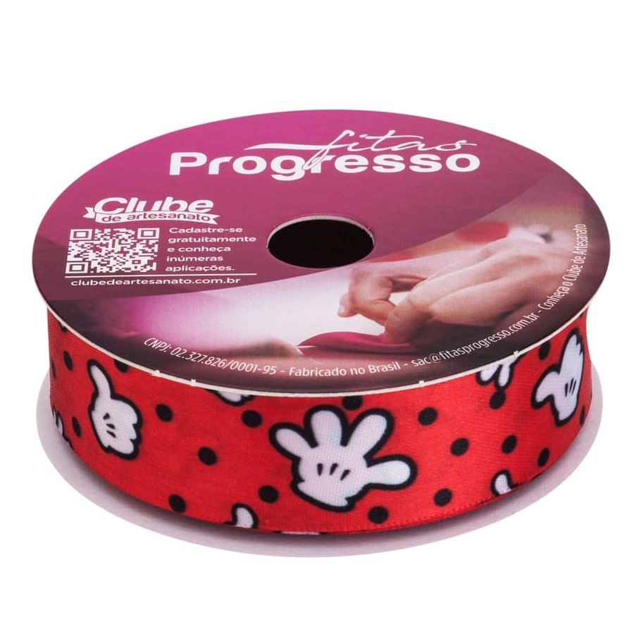 Fita Natal Dec Ecf 005tr 079 Luvinhas 22mm 10m Progresso