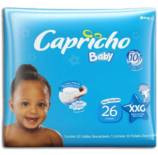 Fralda Capricho Baby Mega Xxg C26