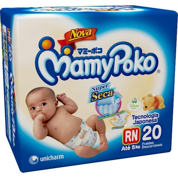 Mamypoko Super Seca Rn Descartável 20 Unidades