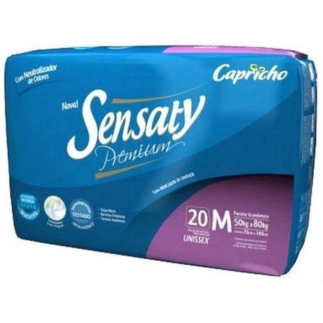 Fralda Geriatrica Sensaty Economica M Com 20