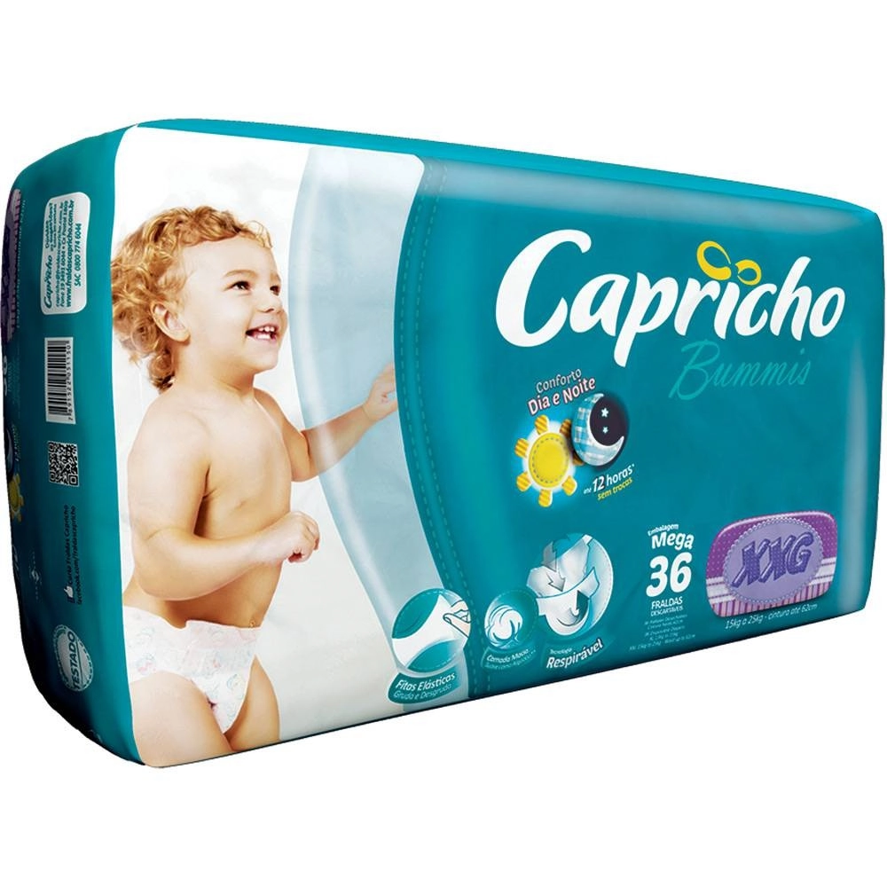 Fralda Bummis Mega Xxg Com 36 Unidades 1461g Capricho