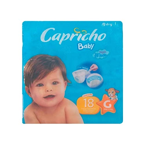 Fralda Capricho Baby Jumbinho Gr 12x18