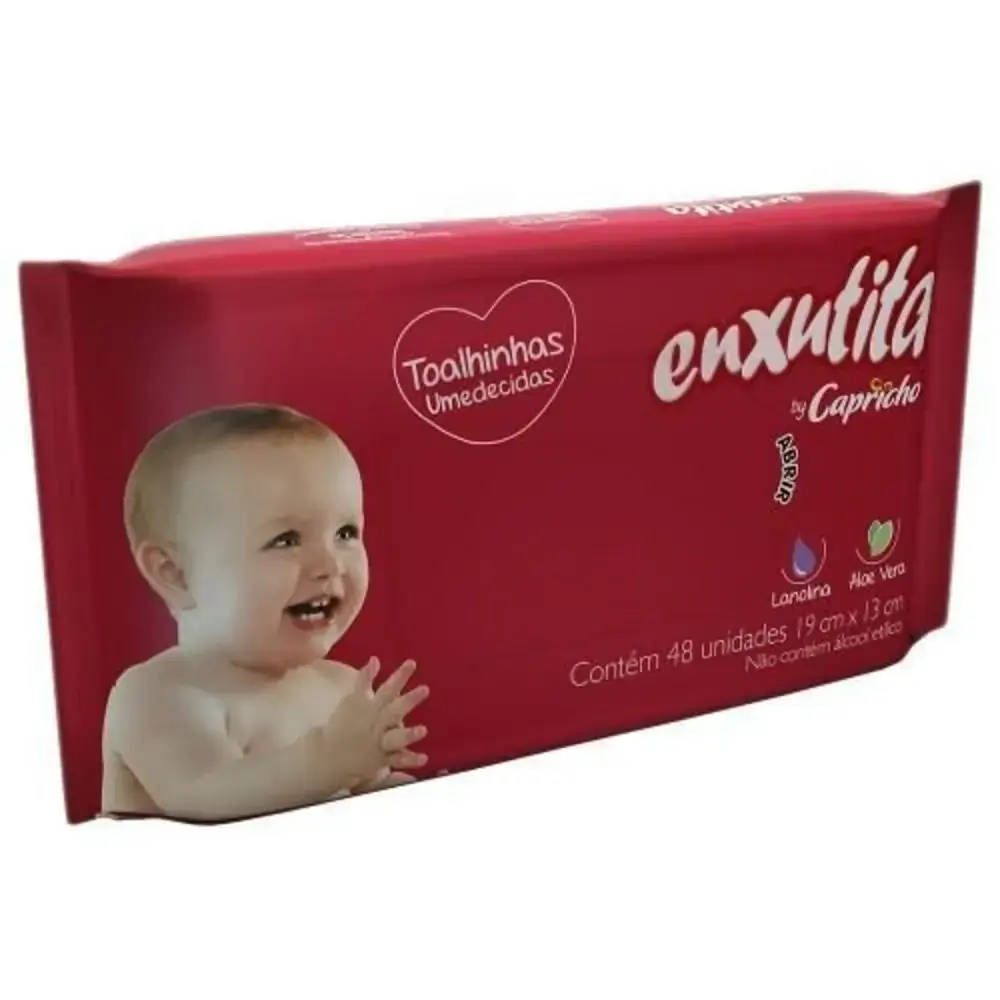 Toalha Umed Enxutita 48un