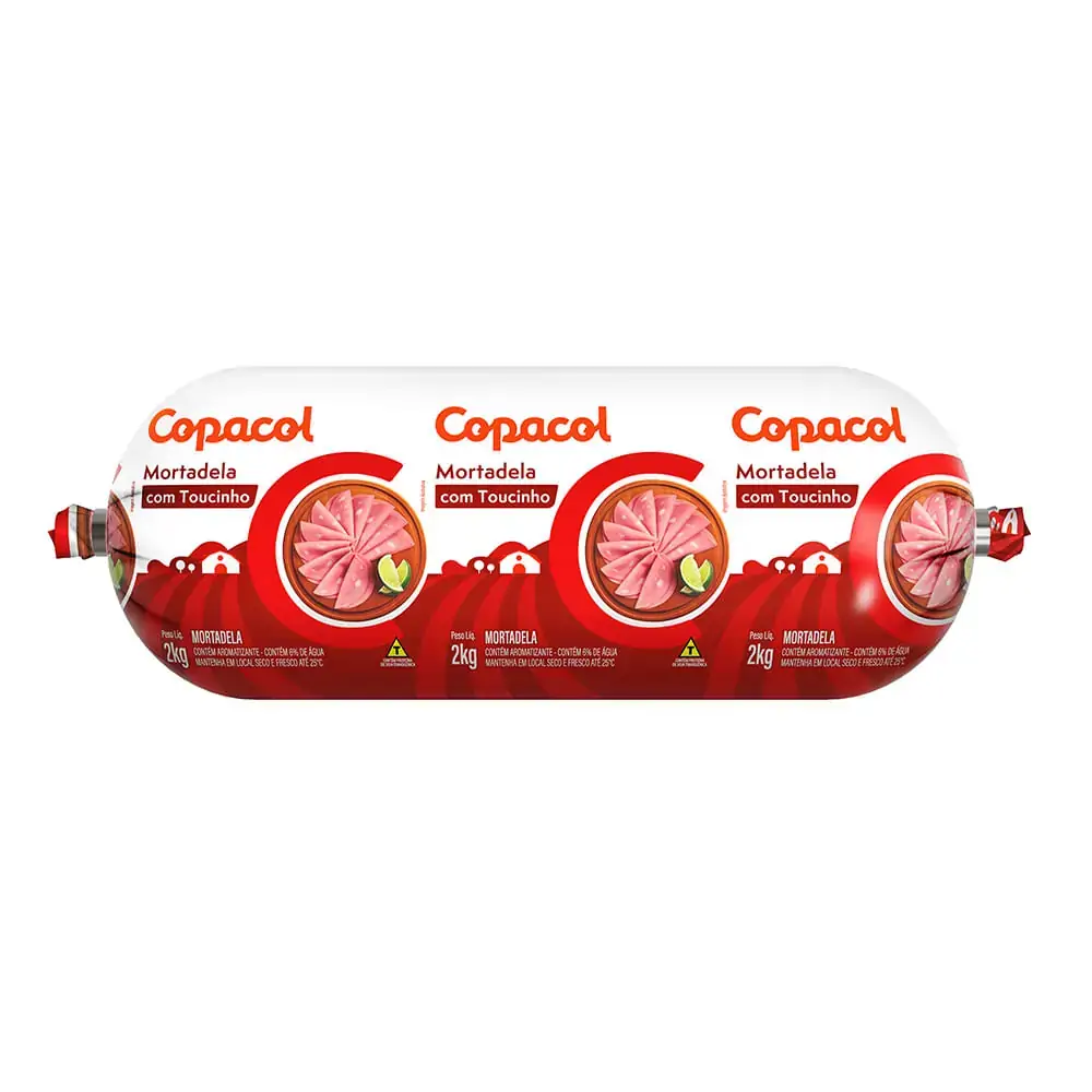 Mortadela C/toucinho 2kg Copacol