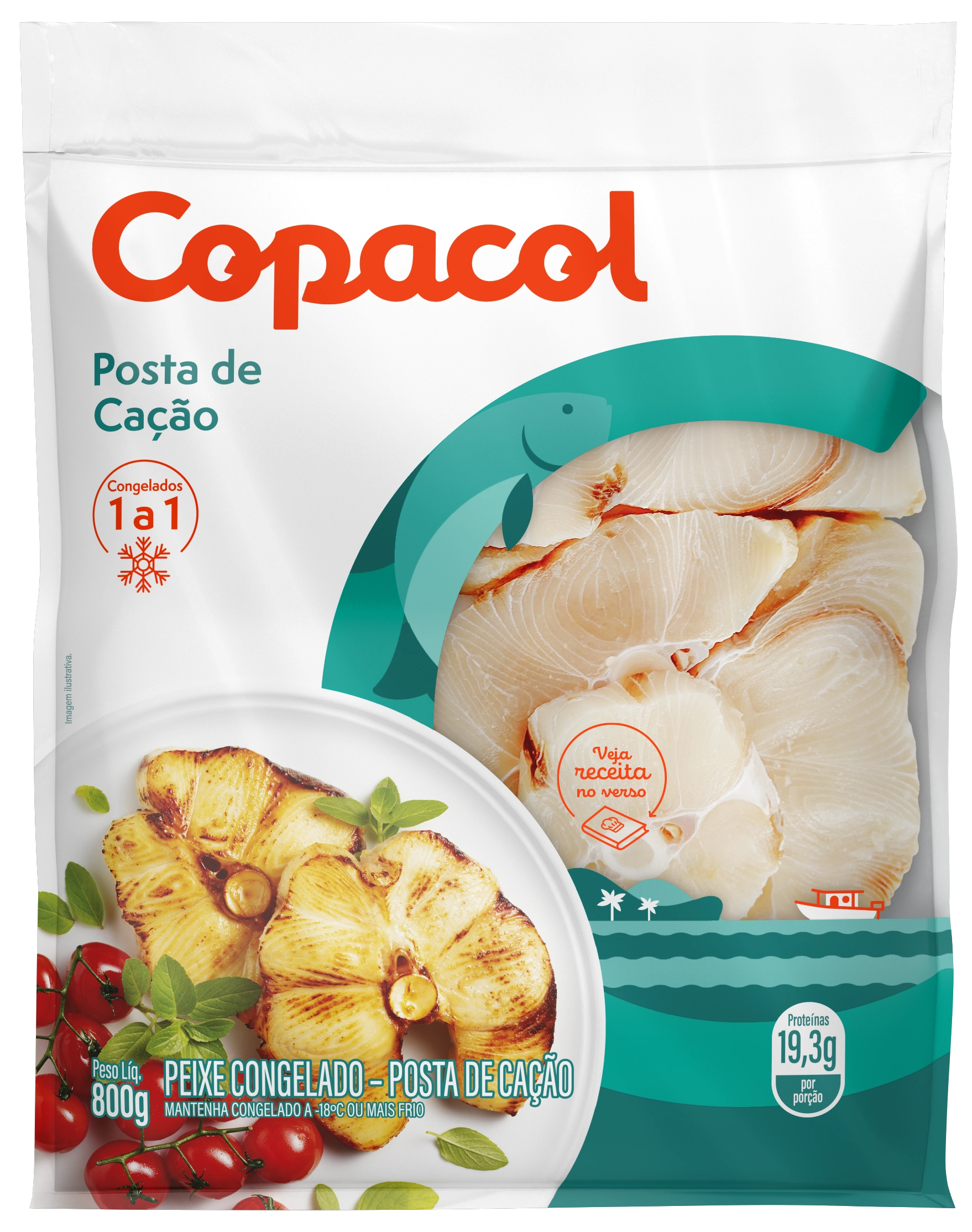 Posta Cacao Congelado Copacol 1kg