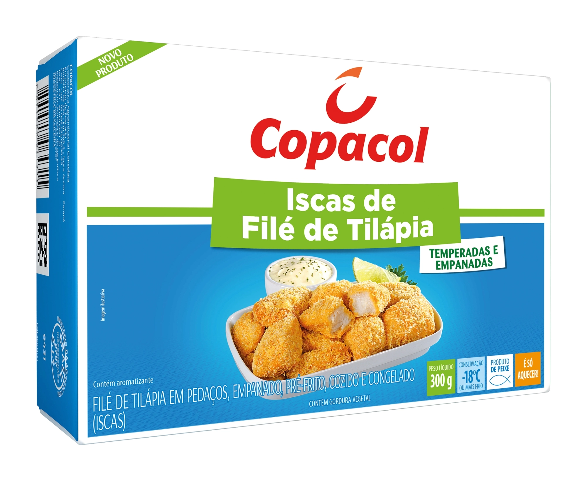 Iscas De Peixe Copacol Tilapia