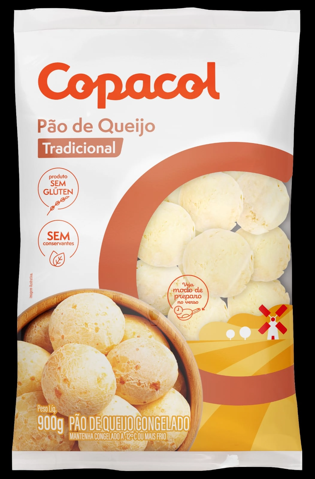 Pao De Queijo Trad Cong Copacol 900g