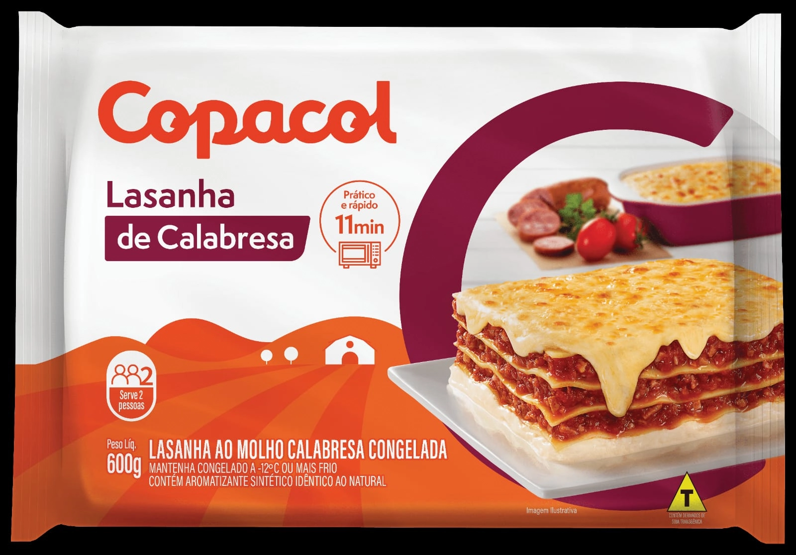 Lasanha Copacol 600