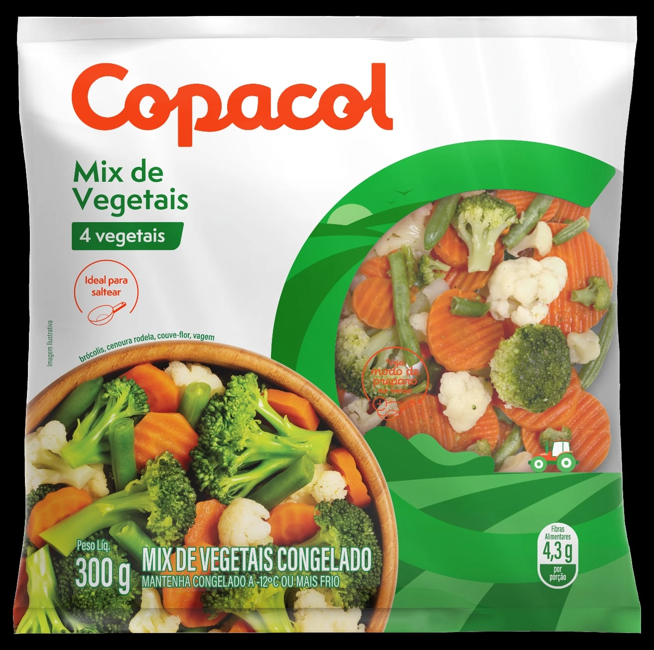 Veg Mix Vegetais Cg 300g Copacol Broc Cv