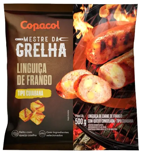 Linguica De Frango Copacol 500gr Mestre Da Grelha Cuiabana