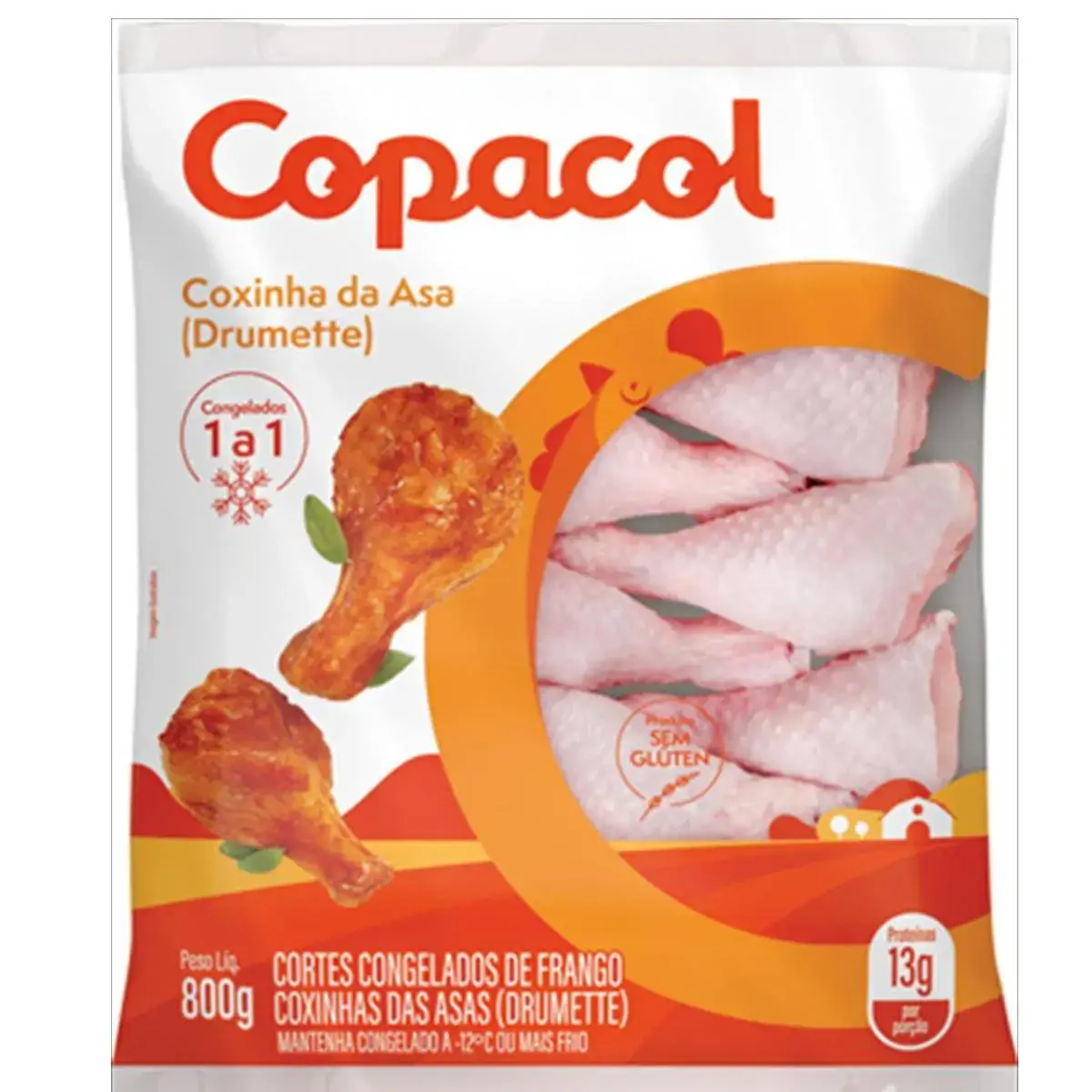 Coxinha da Asas Congelada COPACOL 800g