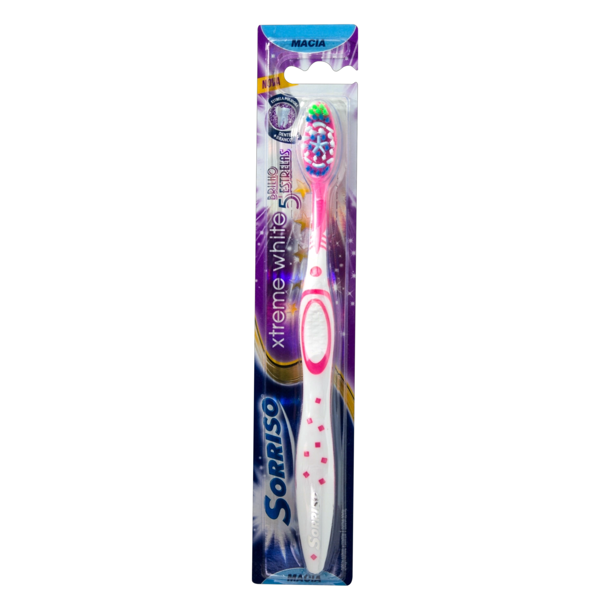 Escova Dental Macia Sorriso Xtreme White Brilho 5 Estrelas