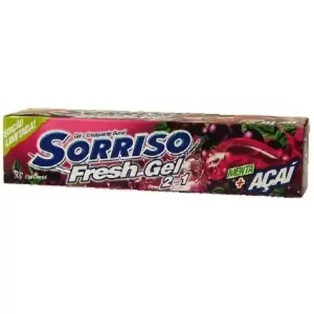 Sorriso Fresh Gel Plus Menta E Açai