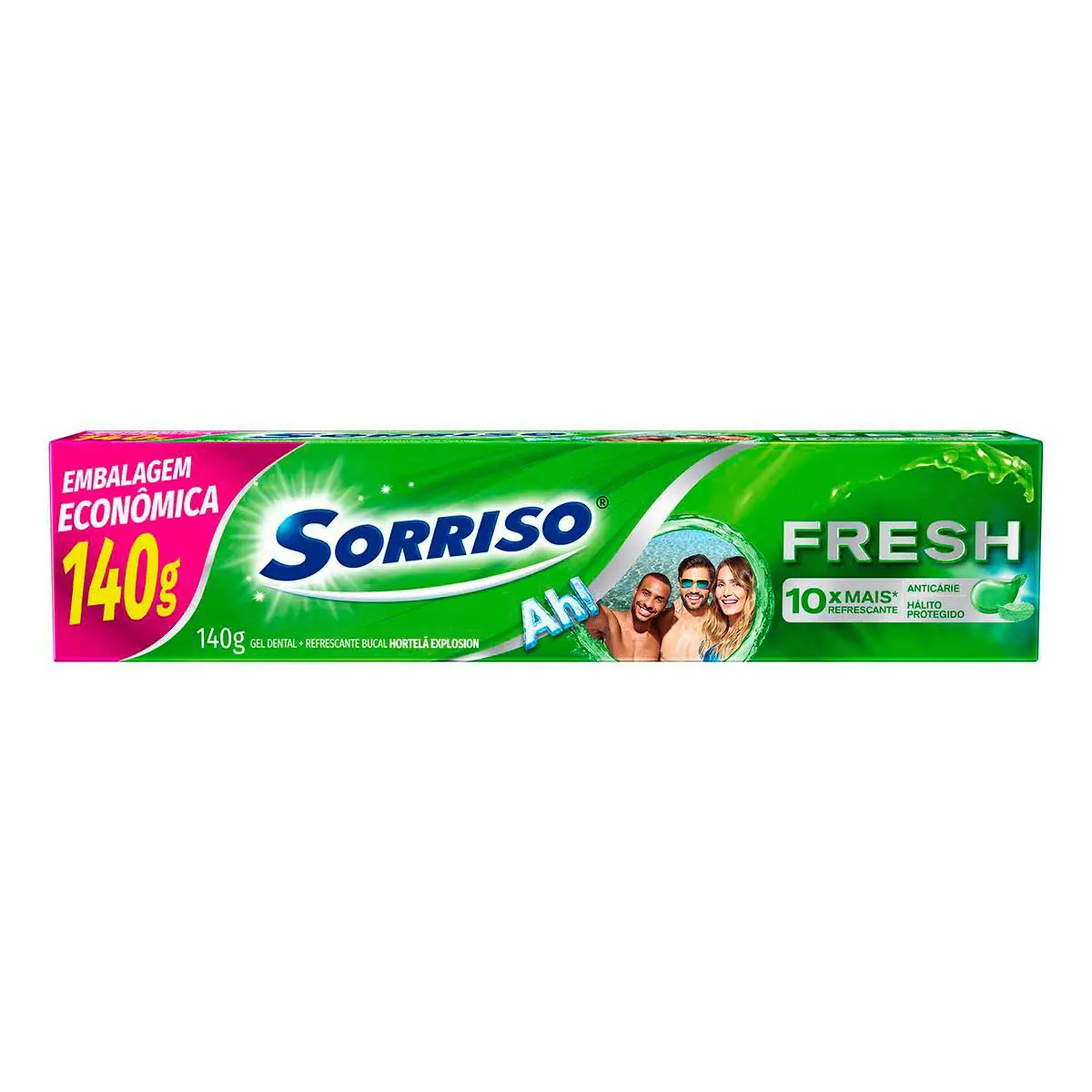 Creme Dental Sorriso Fresh Hortelã Explosion 140 g