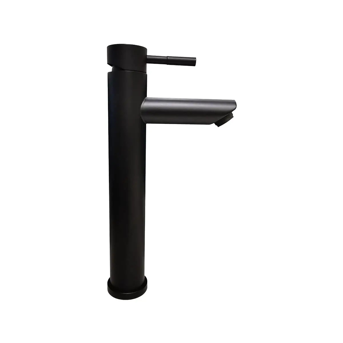 Torneira Para Banheiro Monocomando Bica Alta Redondo Preto Fosco Reno RTA702