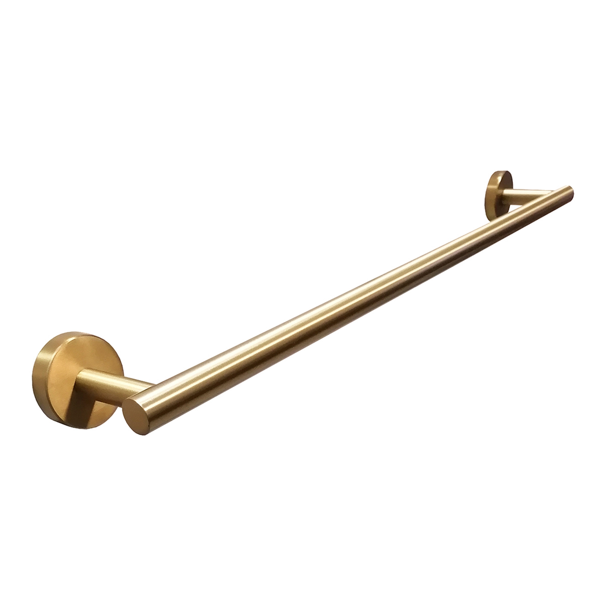 Toalheiro Redondo Banho Inox 304 Dourado - Modelo Rac23 - 1