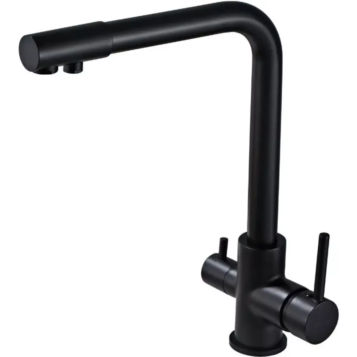 Torneira Para Cozinha Preta Fosca Misturador Monocomando Rtc 561