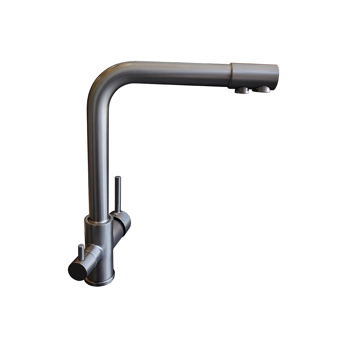 Torneira Para Cozinha Misturador Monocomando Cinza GrafiteRTC 563