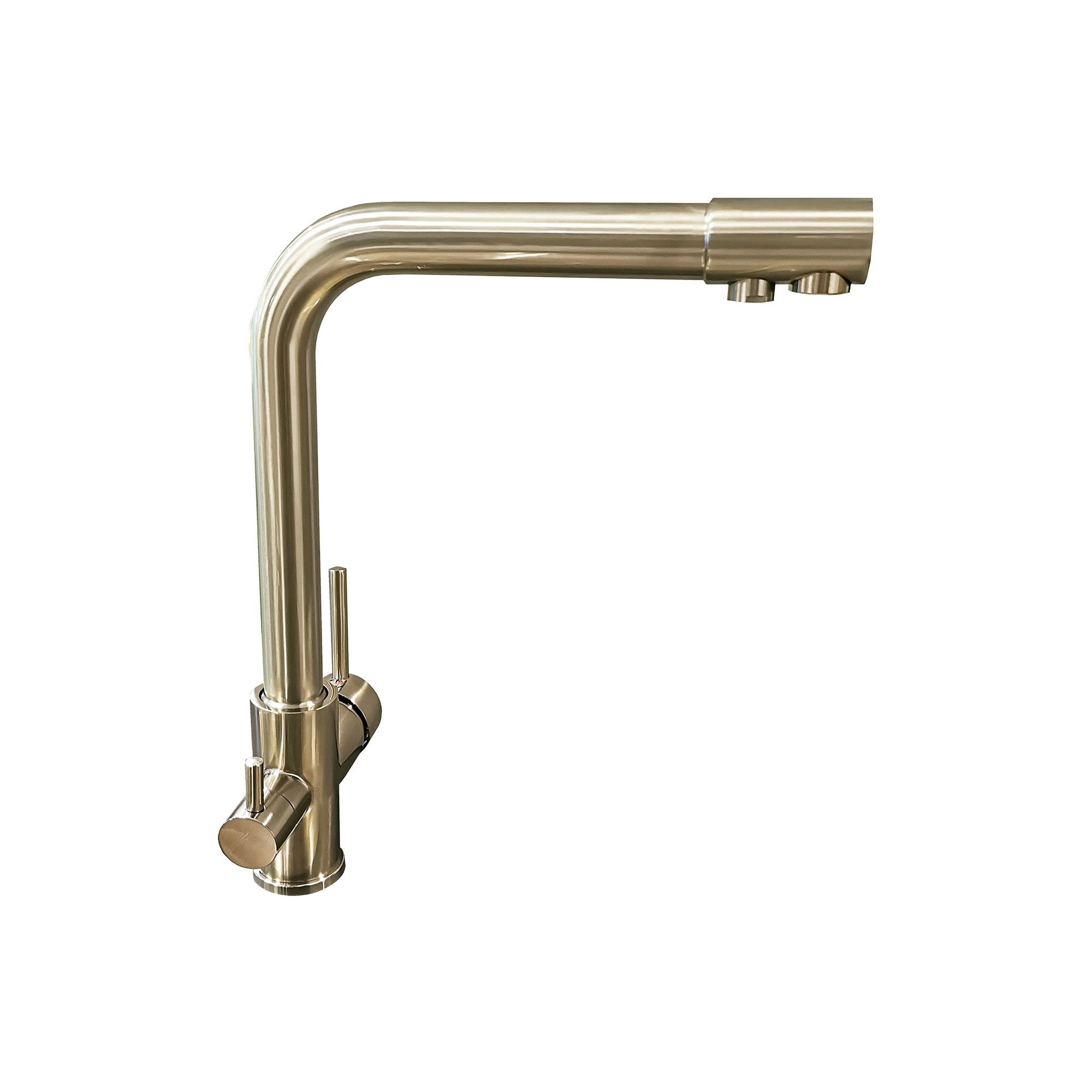 Torneira Para Cozinha Escovada Misturador Monocomando Rtc 562