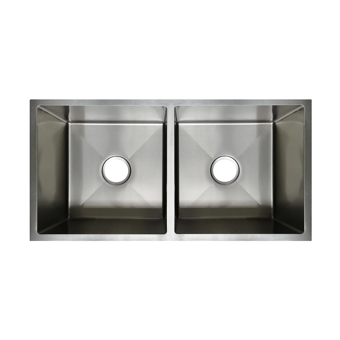 Cuba Dupla Inox De Cozinha Premium - Embutir Ou Sobrepor Gourmet 86x44 - Prata
