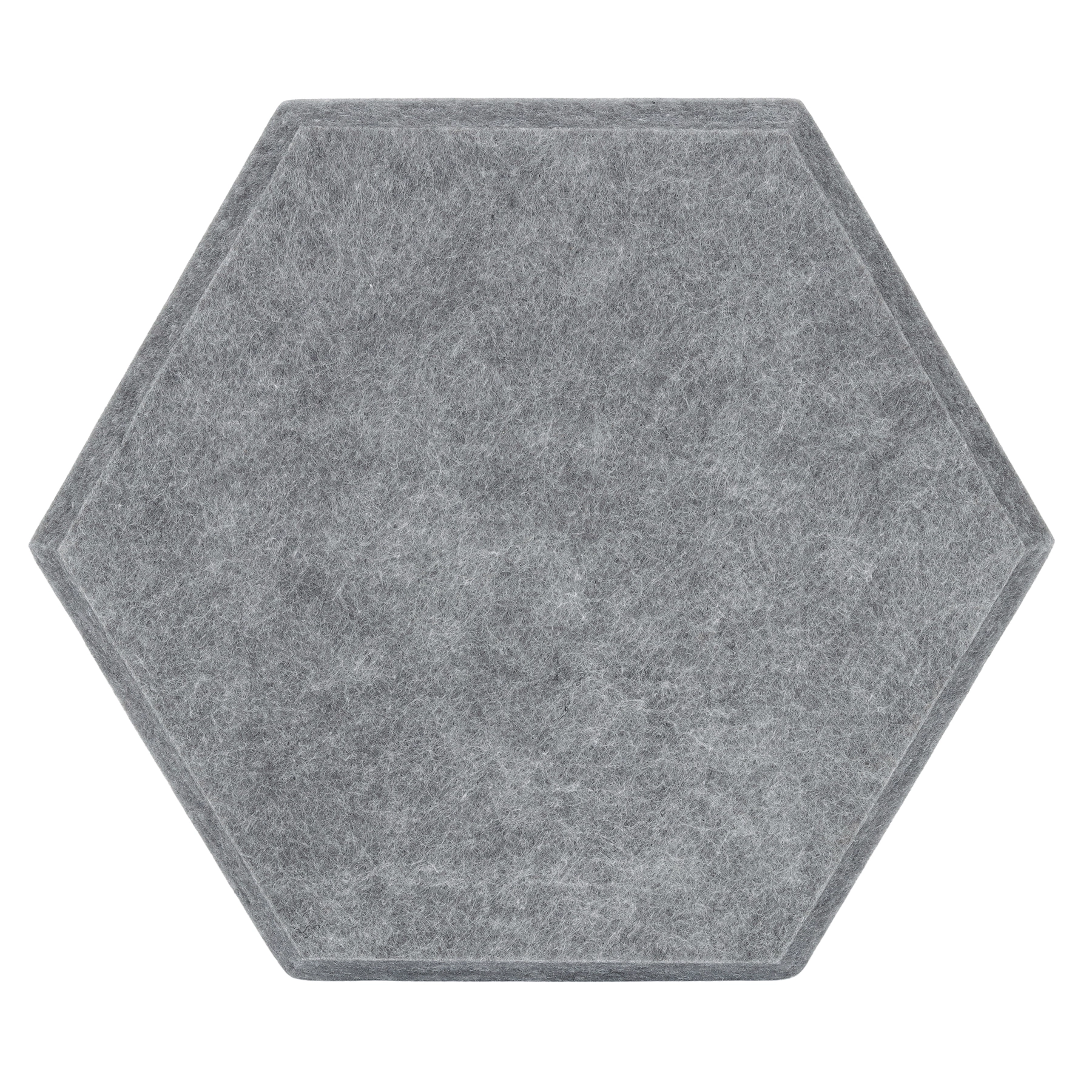 Placa Isolante Acústica para Parede e Teto Revest Ness Hexagonal 40x34,6x2,5cm Mescla Trisoft
