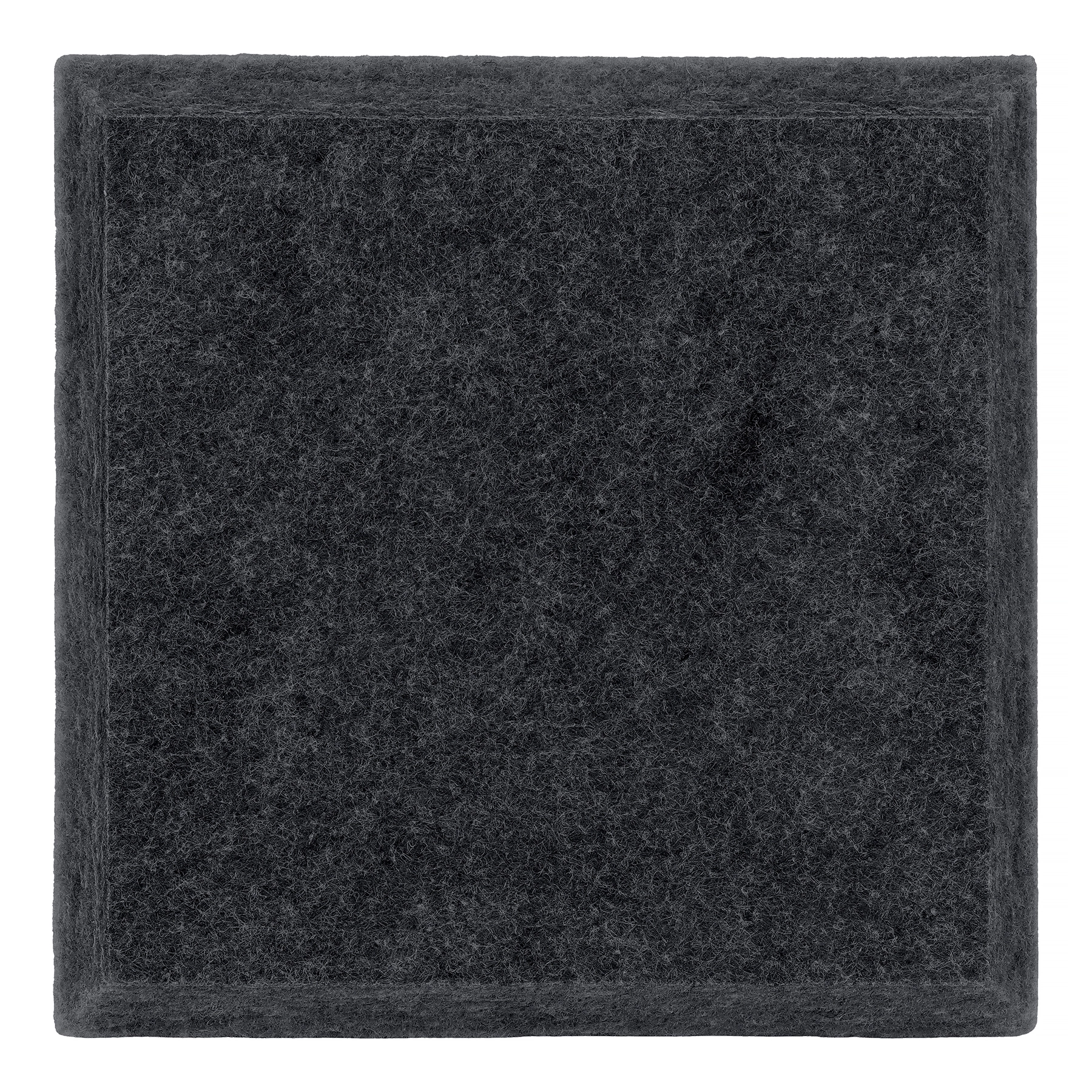 Placa Isolante Acústica para Parede e Teto Revest Ness Quadrado 60x60x5cm Preto Trisoft