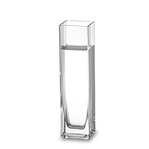Vaso Quadrado Transparente 23cm