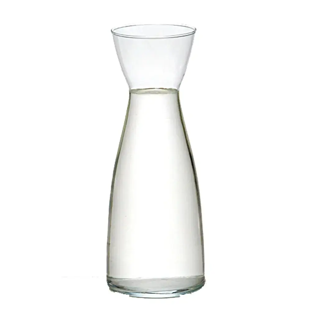 Vaso Decanter De Vidro Transparente 26x10cm Luvidarte