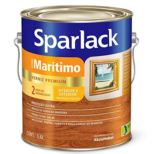 Verniz Premium Brilhante Extra Marítimo Natural 3,6 Litros