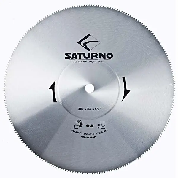 Disco Serra Circular Metal Duro Alumínio 100 Dentes Larg. 300 Saturno