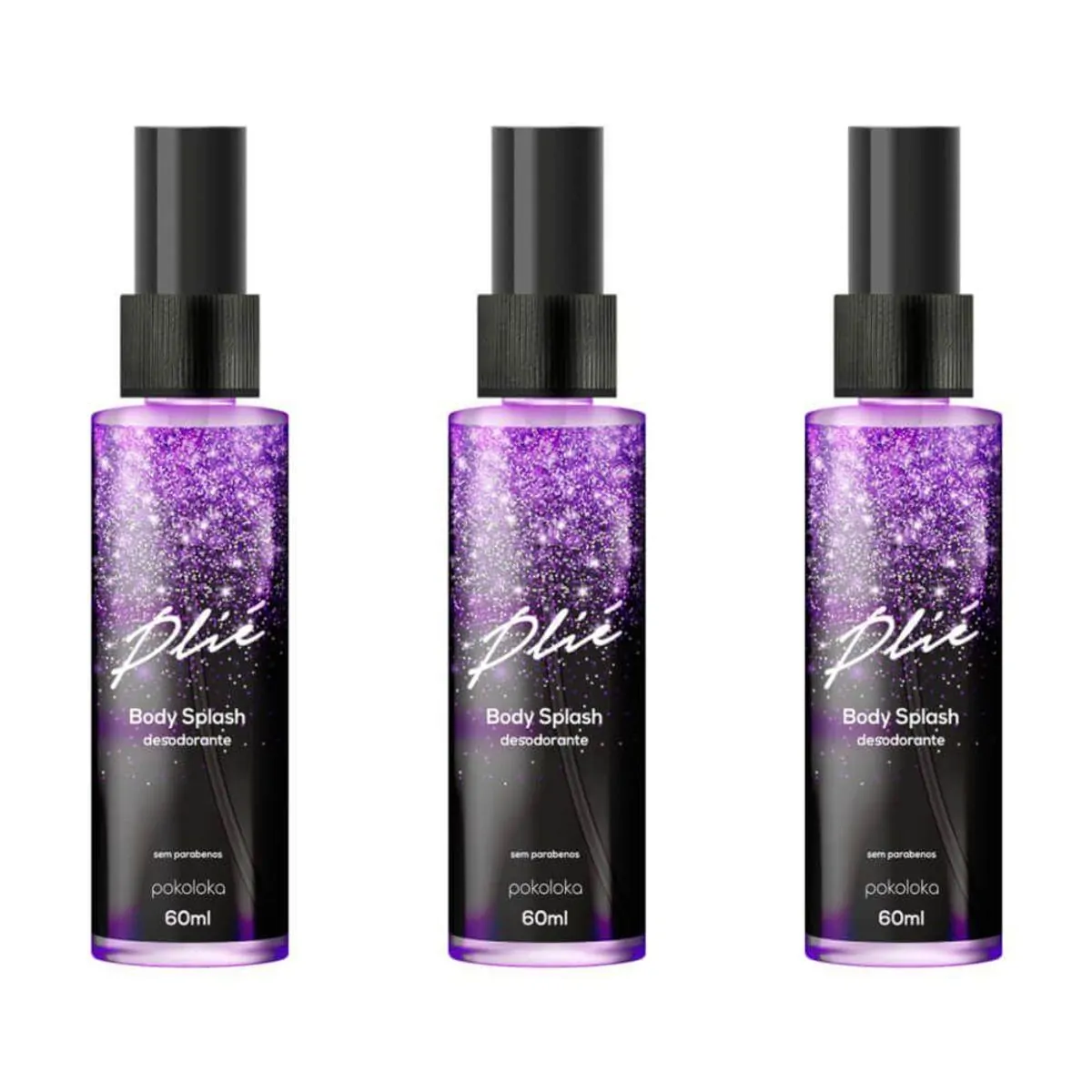 Pokoloka Plie Desodorante Perfumado - Body Splash 60ml