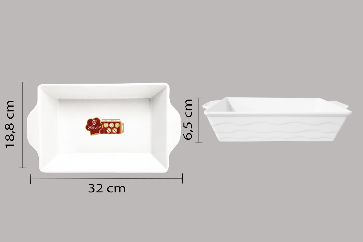 Tigela Melamina G 32x18 ,8x6,5cm