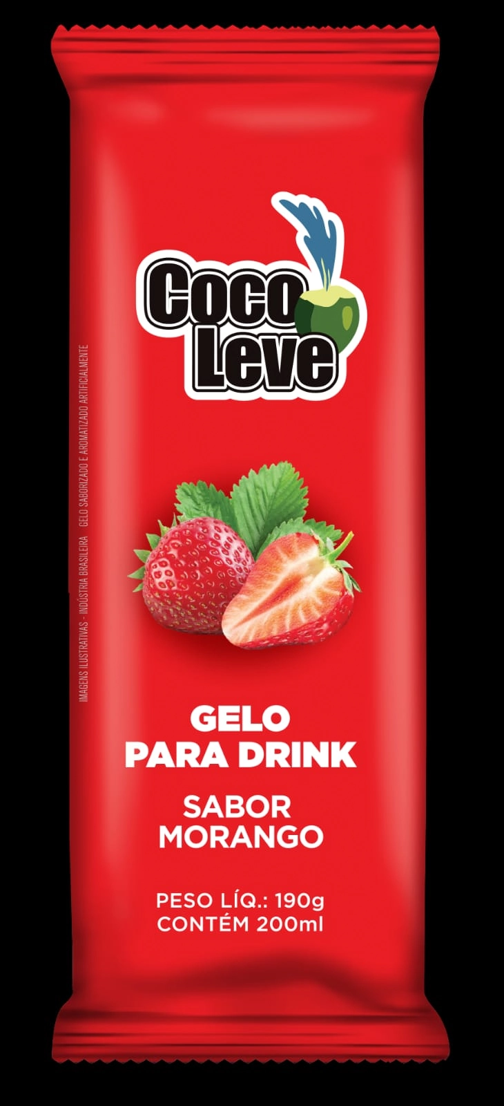 Gelo Coco Leve 200g Morango