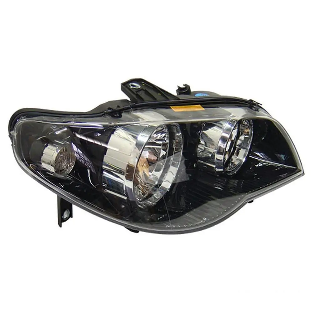 Farol Principal Lado Direito Máscara Negra Aro Cromado H7/H7 - MAGNETI MARELLI IMM0311100