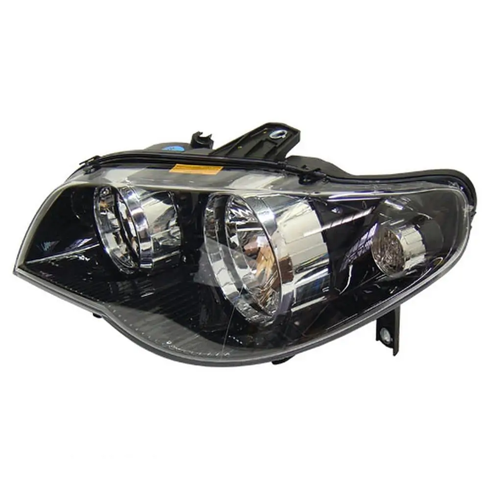 Farol Principal Lado Esquerdo Máscara Negra Aro Cromado H7/H7 - MAGNETI MARELLI IMM0312101