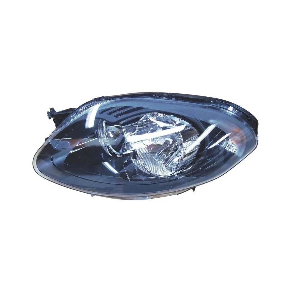 Farol Principal FIAT PALIO Lado Esquerdo Máscara Negra Canhão Cromado - MAGNETI MARELLI IMM0322141