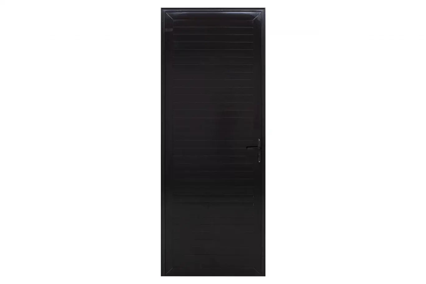Porta Lambril Alumínio Preto 215x70x6cm Jap Caribe Max Lado Direito