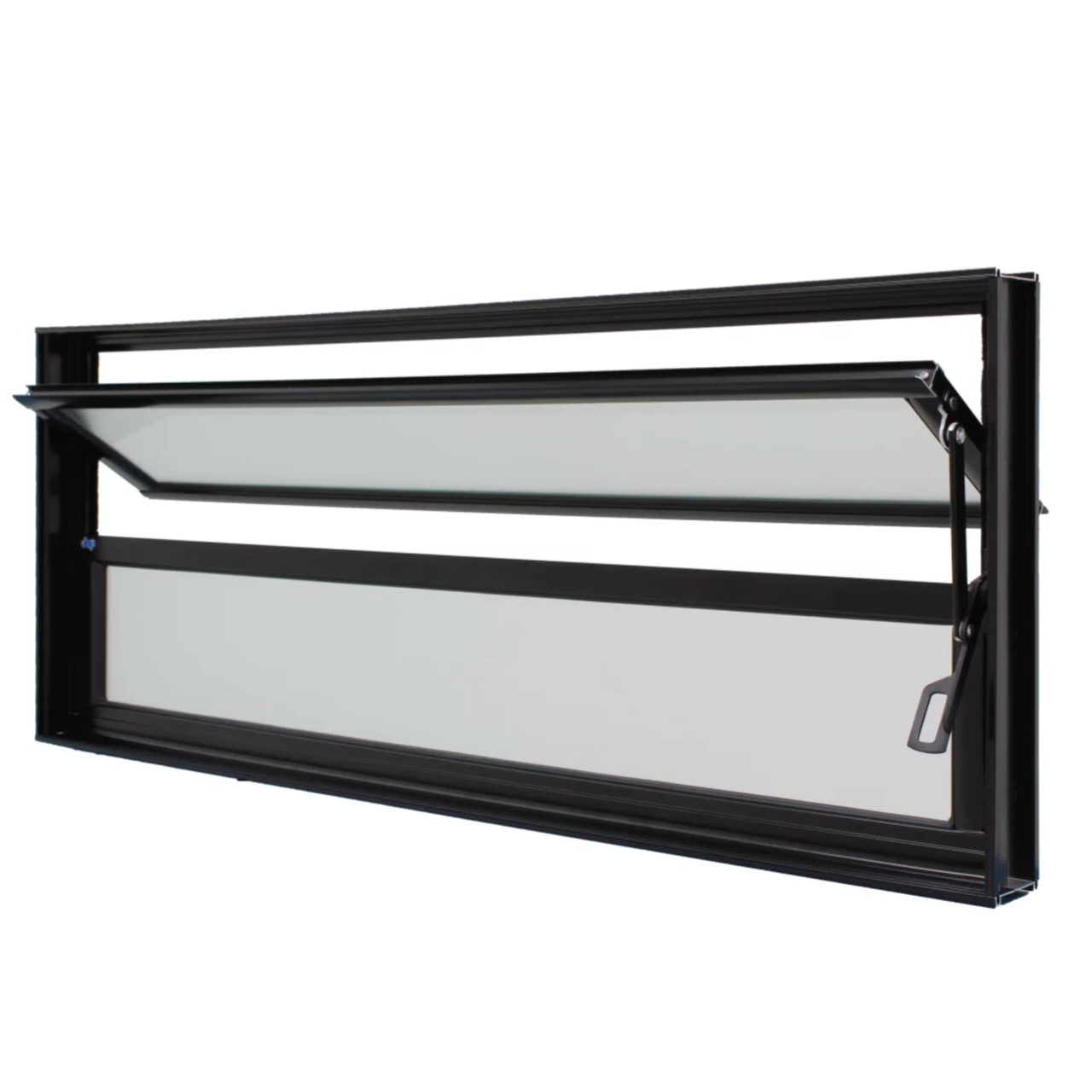 Janela Basculante Alumínio Preto 40x80x6cm Jap Caribe Max