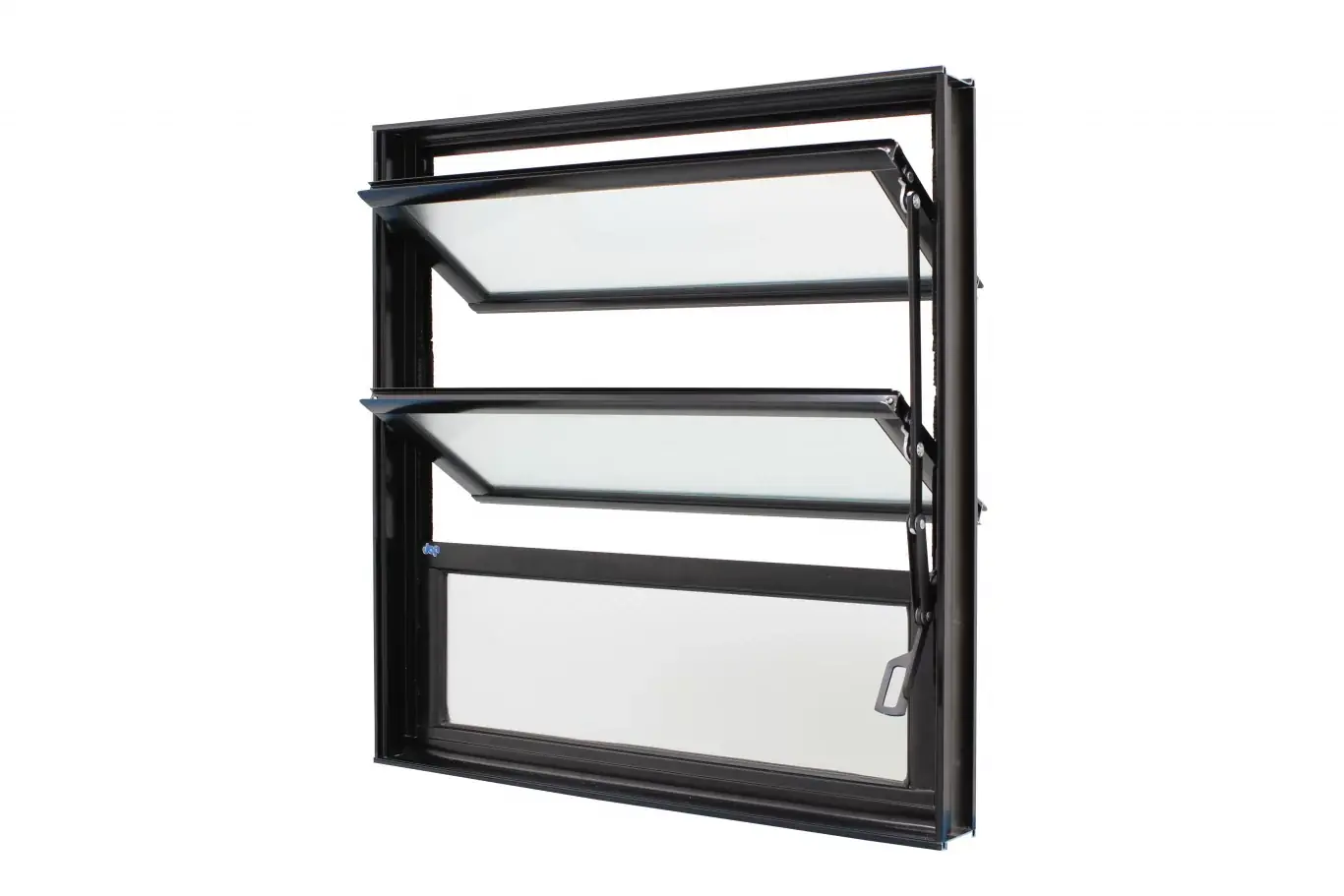 Janela Basculante Alumínio Preto 60x80x6cm Jap Caribe Max