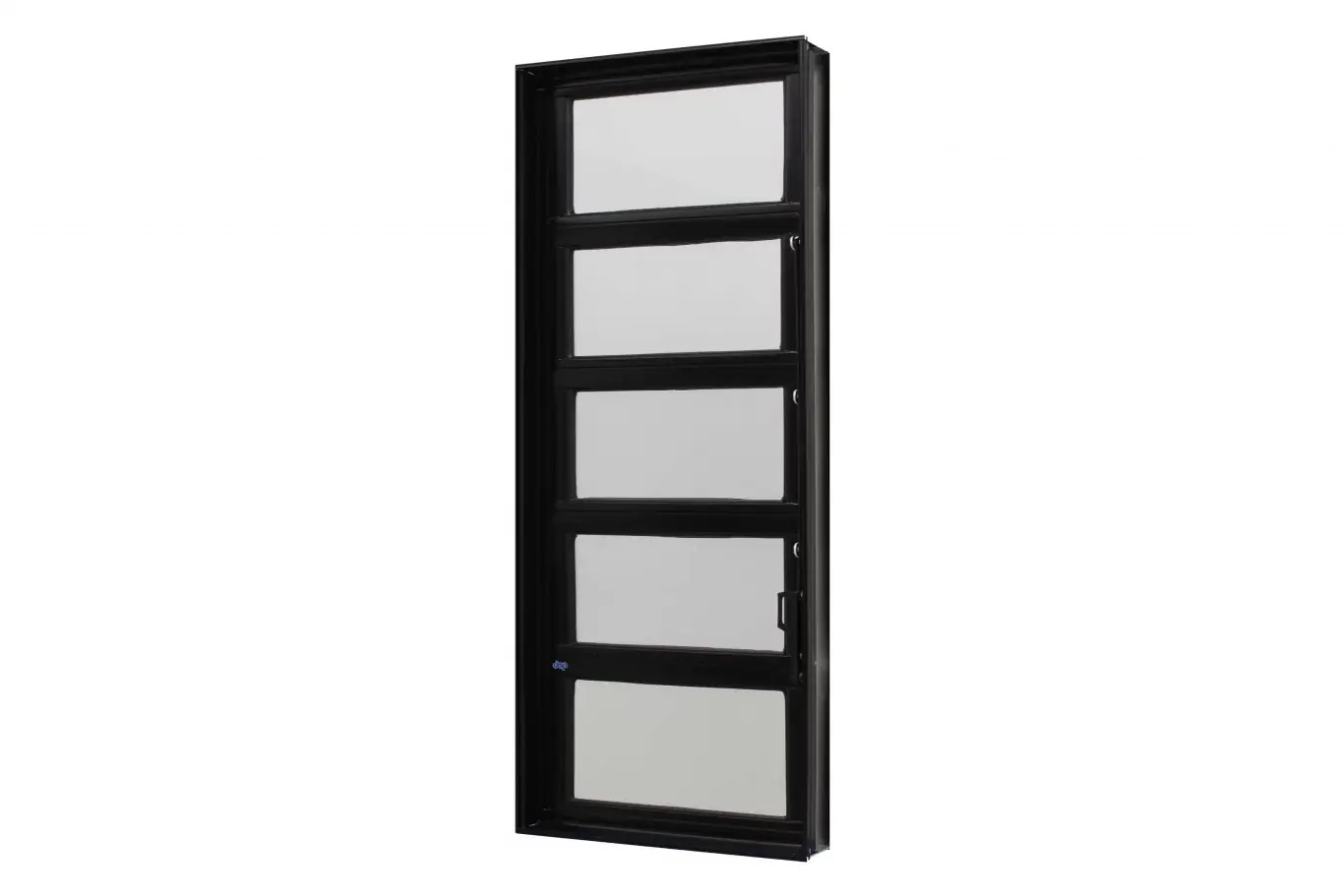 Janela Basculante Alumínio Preto 100x60x6cm Jap Caribe Max