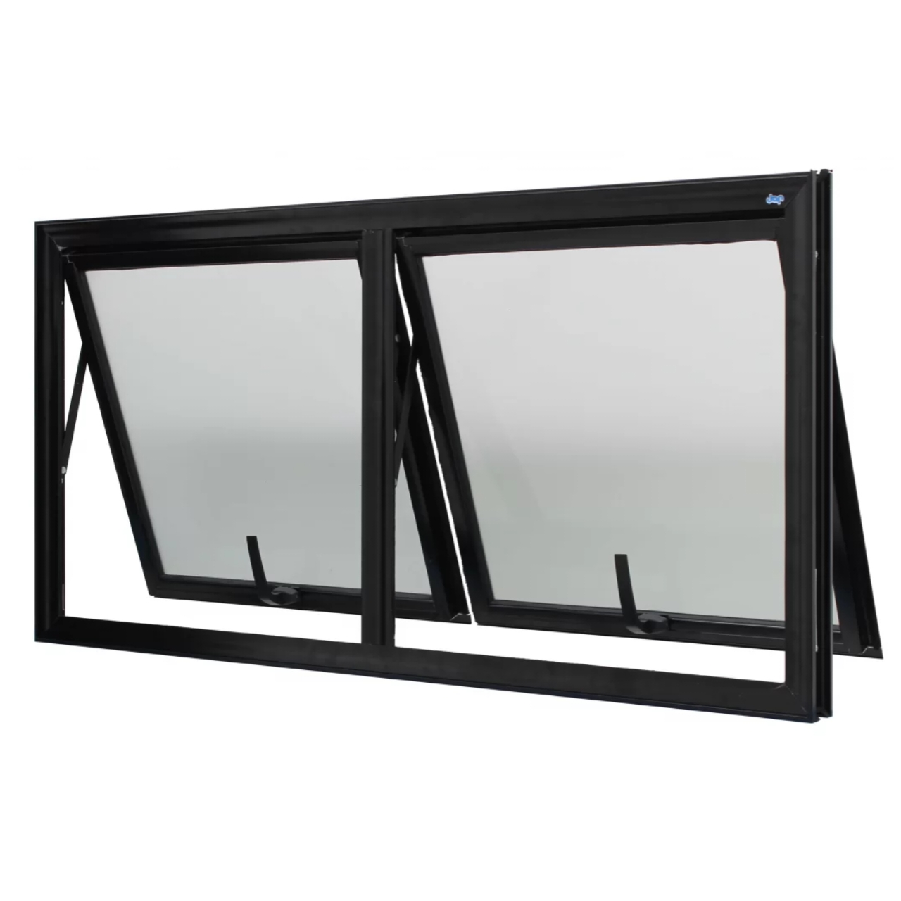 Janela Maxim-ar Alumínio Preto 60x100x5,3cm Sem Grade Jap Perfecta Max