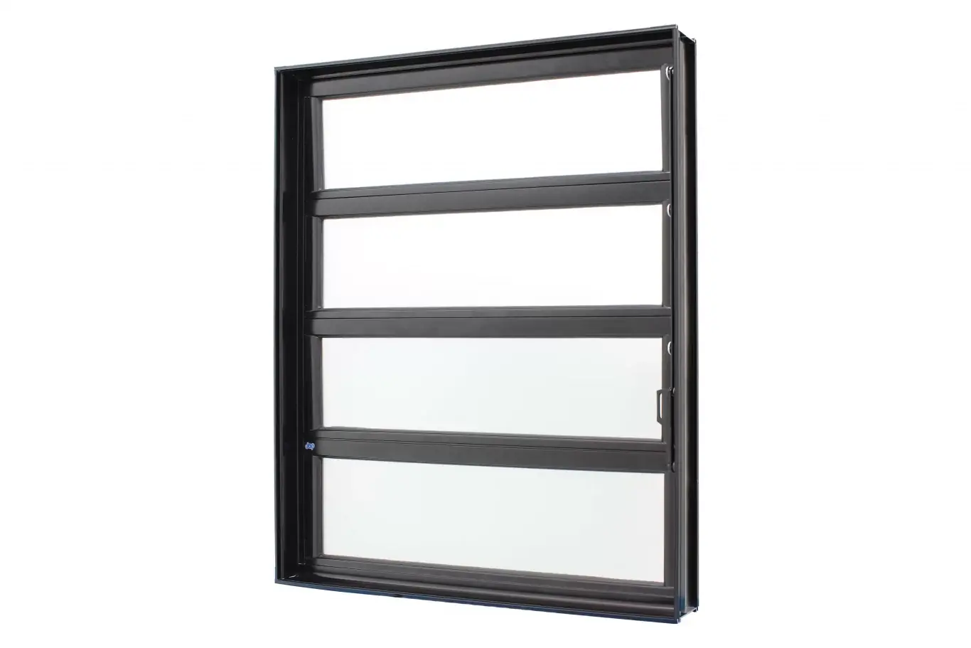 Janela Basculante Alumínio Preto 80x40x6cm Jap Caribe Max